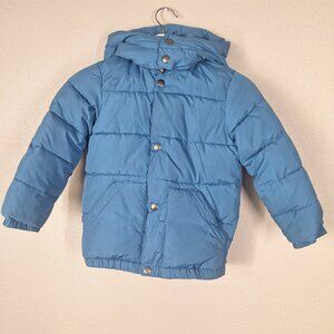 Kids Puffer Jacket Blue GAP Size XS